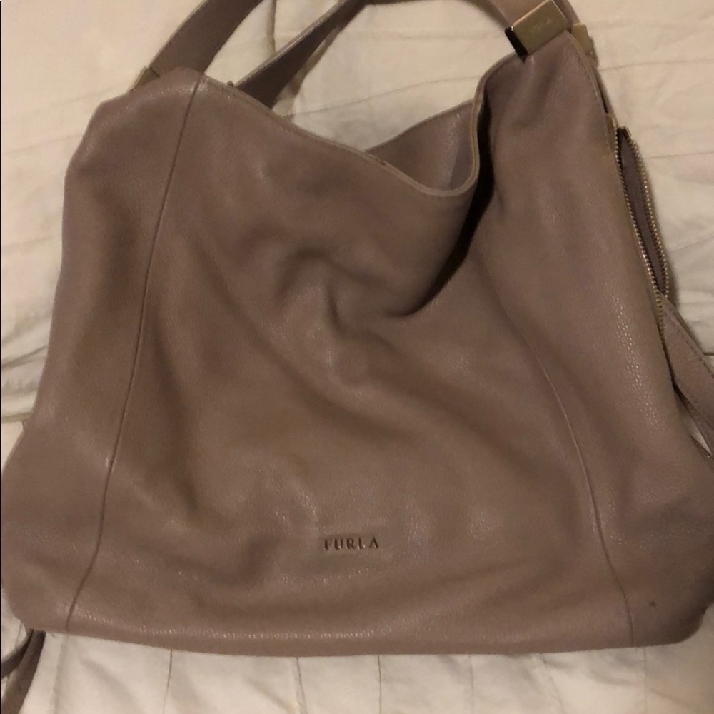 Furla beige/pinkish shoulder bag